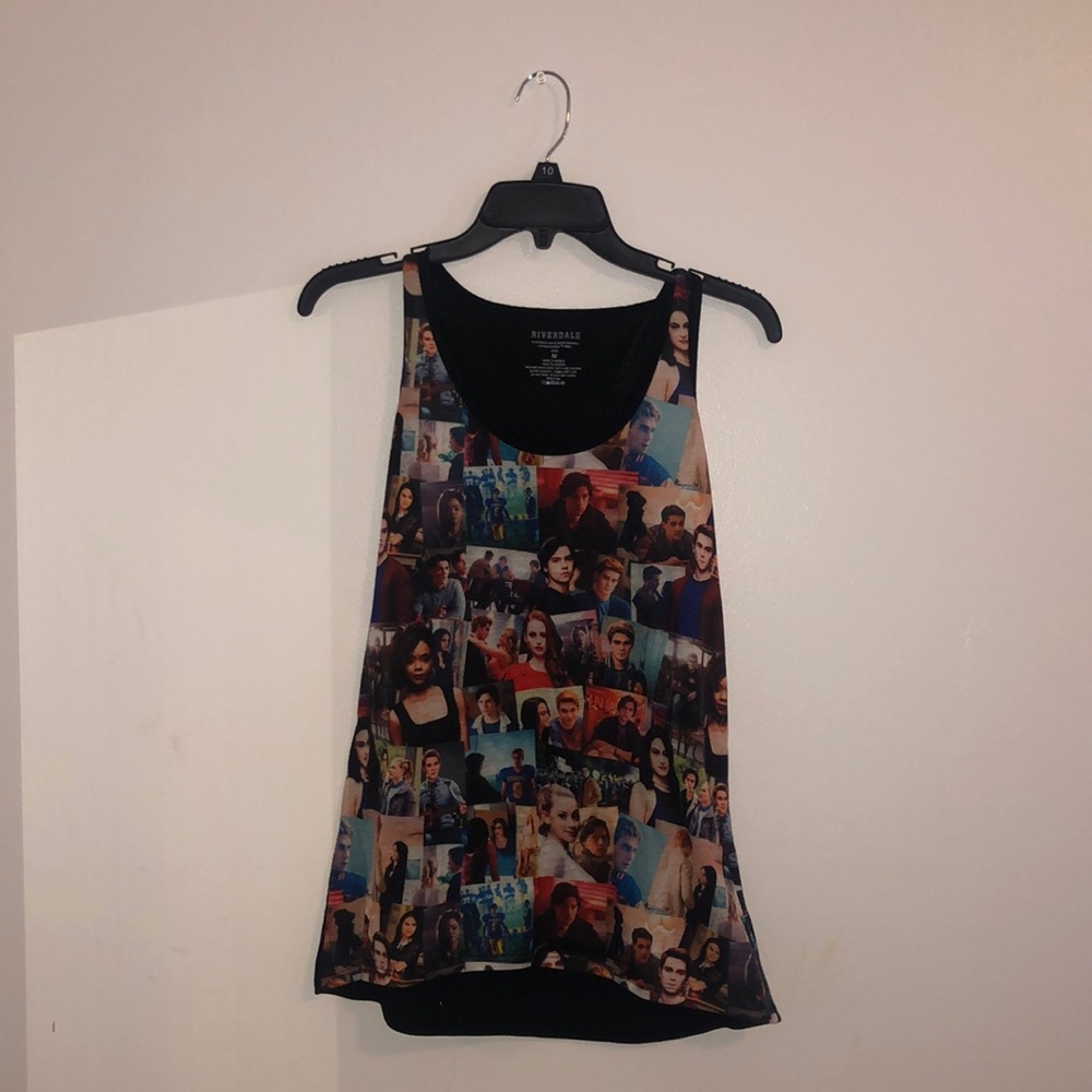 Riverdale character collage tank top